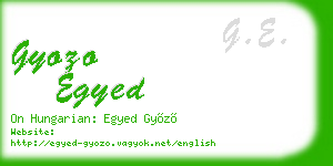gyozo egyed business card
