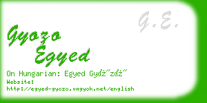 gyozo egyed business card